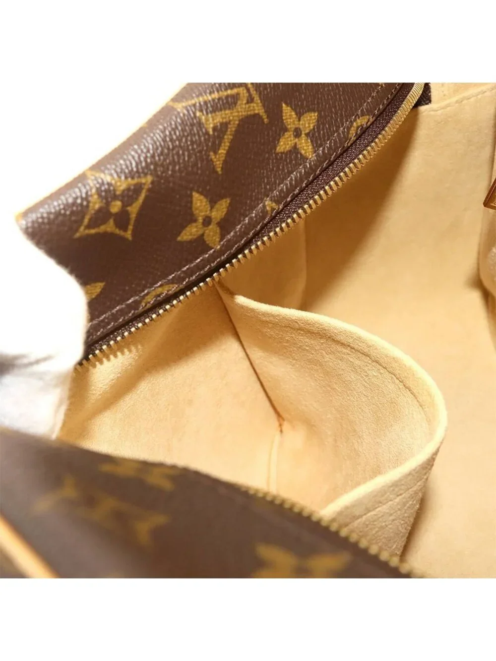 Louis Vuitton Monogram City GM Shoulder Bag Brown Gold Site GM